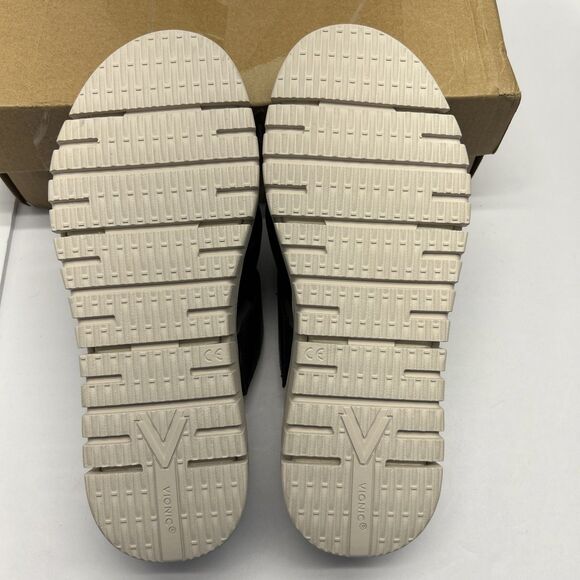 Vionic Uptown Sunset Wedge Slide Sandal Platform Non-Slip Sole Leather SZ 9 NEW - Picture 4 of 8